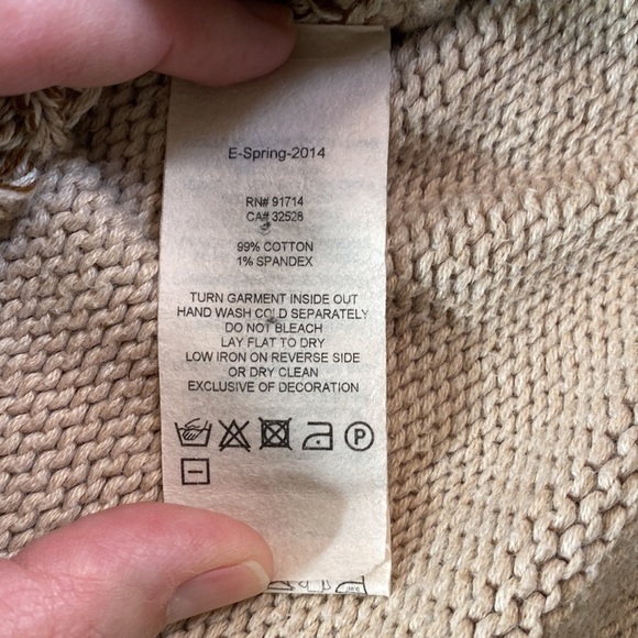 ARMANI exchange pullover chunky knit sweater size medium - Picture 8 of 11